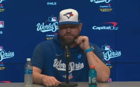 Blue Jays’ Manager Encourages Team to Move On From Game 6 Defeat
