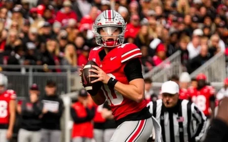 Julian Sayin Defies Expectations, Keeps Ohio State Football Strong