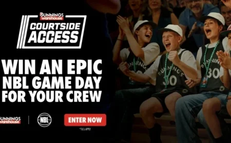 Bunnings and NBL Offer Young Fans Unmatched Courtside Experience