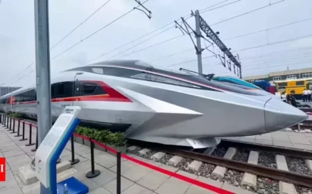 China Unveils World’s Fastest Train: CR450 Reaches 453 km/h