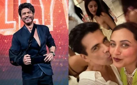 Shah Rukh Khan’s 60th Birthday Features Dancing Ananya Panday, Stars Unite