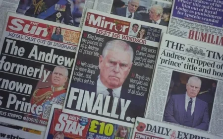 US Lawmakers Intensify Calls for Ex-Prince Andrew to Testify in Epstein Case