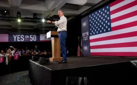 Newsom, Top Democrats Urge Voter Action Ahead of Congressional Redistricting Election