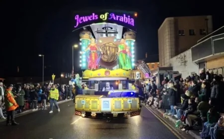 Hillview Carnival Club Triumphs at Bridgwater with ‘Jewels of Arabia’ Entry
