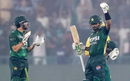 Babar Scores 68, Shaheen’s Three Wickets Secure Pakistan’s 2-1 Series Victory