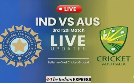 Live Update: Shivam Dube Dismisses Tim David, Australia 118/5 vs India
