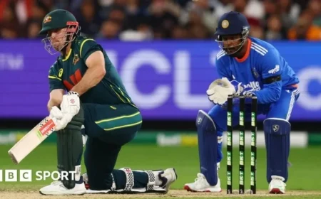 Australia Triumphs Over India by Four Wickets, Leads T20 Series 1-0