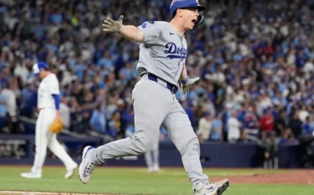 Smith’s 11th-Inning Homer Secures Dodgers’ 5-4 Victory, First Repeat Champs in 25 Years