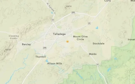 Minor 2.3 Magnitude Earthquake Rattles Talladega County, No Damage Reported