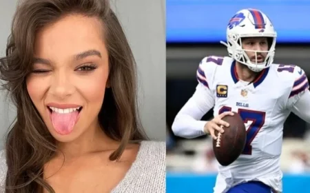 Hailee Steinfeld Stuns as ‘Vampire Mary’ for Halloween with Josh Allen