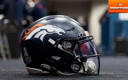 Broncos Reveal Inactive Players for Week 9 Clash with Texans
