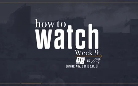 Packers vs. Panthers: Stream, Watch, and Listen in Week 9