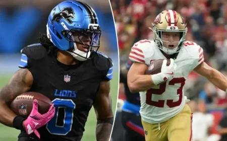 NFL Week 9 Predictions: Giants vs. 49ers, Vikings vs. Lions Odds