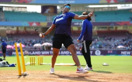 Deepti Sharma Leads ICC Women’s World Cup 2025 Semis in Wickets