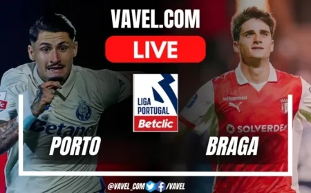 Porto vs Braga: Live Score Updates for Liga Portugal Match