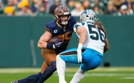 Packers’ Tight End Tucker Kraft Sustains Leg Injury Against Panthers