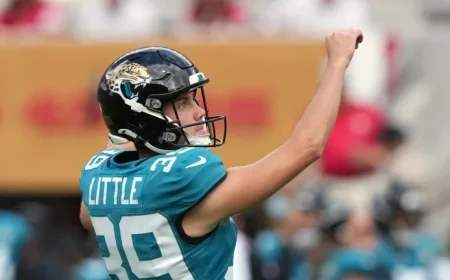 Cam Little Sets NFL Record with 68-Yard Field Goal Before Halftime