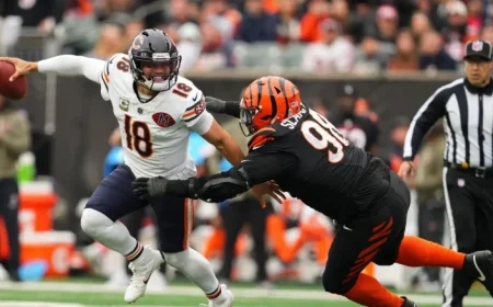 Bears Secure Thrilling 47-42 Victory Over Bengals with Last-Minute 58-Yard TD