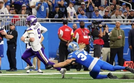 Vikings Triumph in Detroit with Powerful Pass Rush and Special Teams