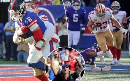 Giants Fall to 49ers, Drift Further from Relevance