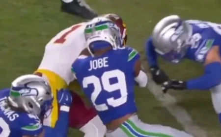 Josh Jobe Exits Game After Severe Helmet Collision with Teammate