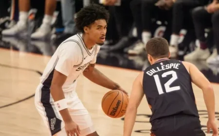 Spurs Rookie Dylan Harper Suffers Leg Injury in First Half Against Suns