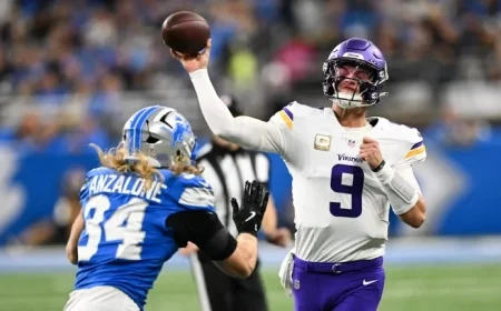 J.J. McCarthy Shines in Vikings’ Victory Over Lions