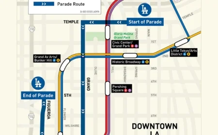 Take the Metro to Dodgers Parade Celebrating Back-to-Back World Series Wins!