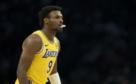 NBA Fans Praise Bronny James’ Performance in Heat-Lakers Match