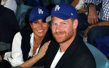 Meghan Markle Criticized for Prince Harry Kiss Video at Dodgers Event