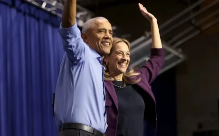 Obama Campaigns for Sherrill, Criticizes Ciattarelli’s Trump Allegiance in NJ Race