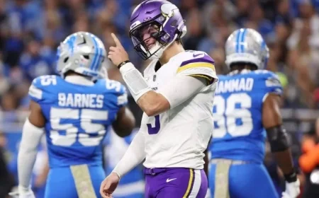 J.J. McCarthy Leads Vikings to Emotional, Season-Changing Win Over Lions