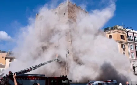 Partial Tower Collapse Near Rome’s Colosseum Injures Workers