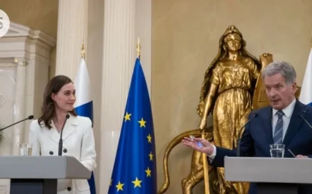 Marin Reacts Speechlessly to Niinistö’s NATO Stance