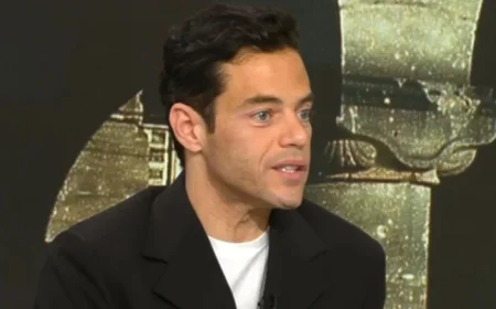 Rami Malek Discusses His Role in “Nuremberg” and Collaboration with Russell Crowe