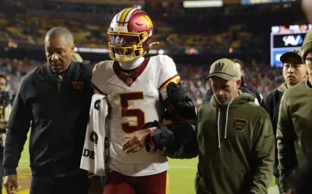 Mike Tirico, Cris Collinsworth Address Jayden Daniels’ Move Questions