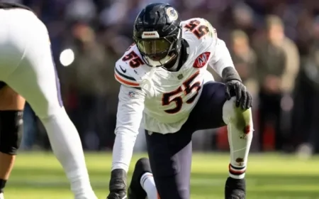 Bears’ Dayo Odeyingbo Sidelined for Season by Achilles Tear