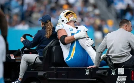 Chargers’ Joe Alt Out for Season Due to Injury