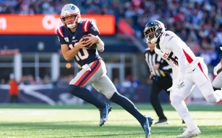 Analyzing QB Drake Maye, Gonzalez vs. London in Sunday’s Falcons Victory