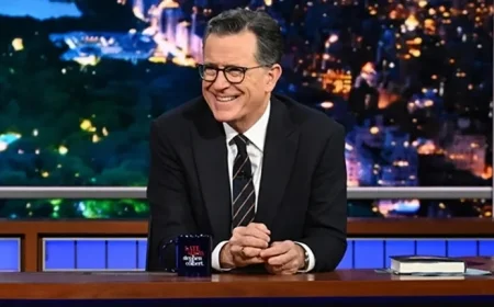 Stephen Colbert Debunks Theories of Trump Ending Late Show