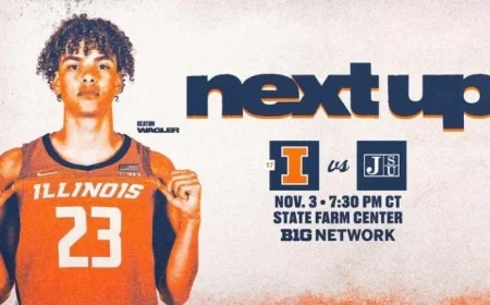 Illinois Opens 2025-26 Season Against Jackson State on Monday