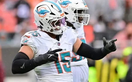 Eagles Acquire Linebacker Jaelan Phillips from Dolphins for Third-Round Pick