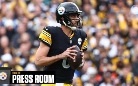 Steelers Clash with Colts: Press Room Insights