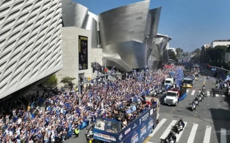 Dodgers Celebrate World Series Victory with Downtown LA Parade