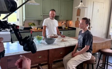 Karine Vanasse Celebrates Completion of Major Project