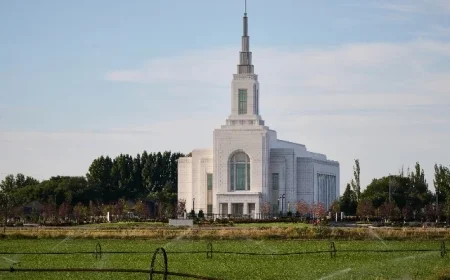 Burley Idaho Temple Tours Commence