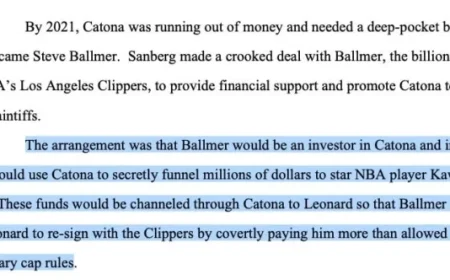 Steve Ballmer Faces Lawsuit from Investors Over Kawhi Leonard Salary-Cap Scheme