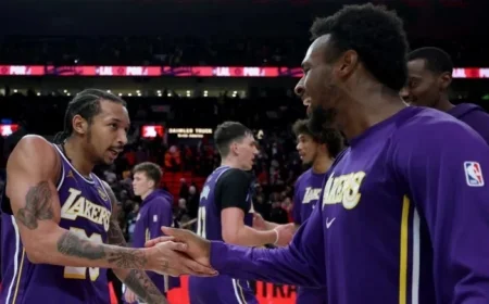 Deandre Ayton Leads Lakers to Victory Over Portland Without Big Three