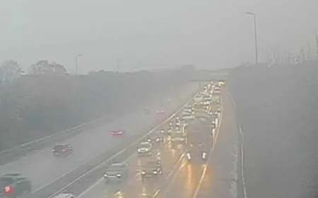 M6 Faces Major Delays After Crashes on Both Northbound and Southbound Routes