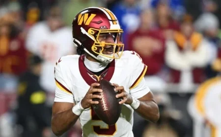 Commanders Lose Key Starters, Including Jayden Daniels, for Lions Game